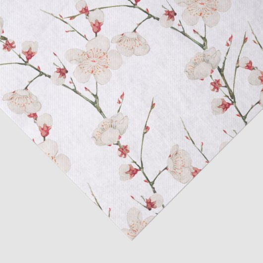 Papier Mousseline Cherry Blossom Motif Boho (Détail)