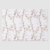 Papier Mousseline Cherry Blossom Motif Boho (Recto)