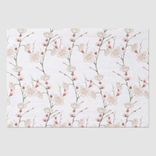Papier Mousseline Cherry Blossom Motif Boho