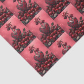 Papier Mousseline Cherry Steampunk Valentine (Détail)