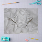 Papier Mousseline cherub dans du papier de tissu blanc (Artisanat)