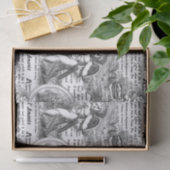 Papier Mousseline Cherubs in Love Romantic French Toile de Jouy (Cadeau)