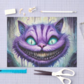 Papier Mousseline Cheshire Cat Decoupage Paper – Gothic Alice  (Artisanat)