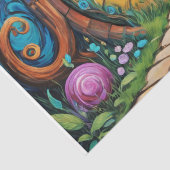 Papier Mousseline Cheshire Chat #1 - Découpage (Détail)