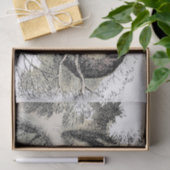 Papier Mousseline Cheshire Chat Alice Wonderland Classic (Cadeau)