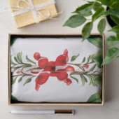 Papier Mousseline Cheval à roches blanc Vintage (Cadeau)