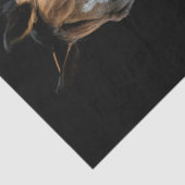 Papier Mousseline Cheval Akhal-Teke (Détail)