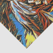 Papier Mousseline Cheval artistique (Détail)