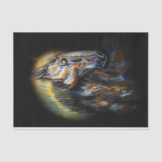 Papier Mousseline Cheval artistique II (Recto)