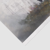 Papier Mousseline Cheval avec Castle Steampunk 2 Découpage Papier (Détail)