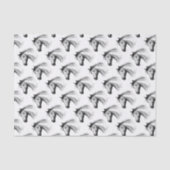 Papier Mousseline Cheval : Blanc (Recto)