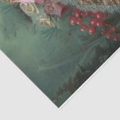 Papier Mousseline Cheval blanc éclaboussé de couleur (Détail)