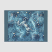 Papier Mousseline Cheval céleste dans l'espace (Recto)