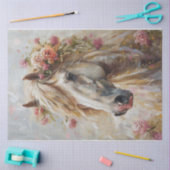 Papier Mousseline Cheval Céleste Trois (Artisanat)