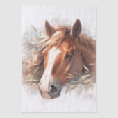 Papier Mousseline Cheval d'anime (Recto)