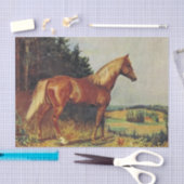 Papier Mousseline Cheval de châtaigne (Artisanat)