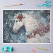 Papier Mousseline Cheval de flocon de neige (Artisanat)
