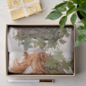 Papier Mousseline Cheval En Feuillet 2 Découpage (Cadeau)