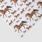 Papier Mousseline Cheval en papier de tissu décoratif (Détail)