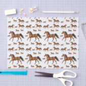 Papier Mousseline Cheval en papier de tissu décoratif (Artisanat)