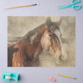 Papier Mousseline Cheval en poussière (Artisanat)