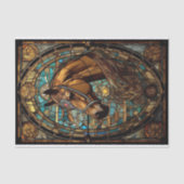 Papier Mousseline Cheval en verre tendu (Recto)