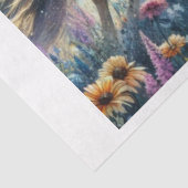 Papier Mousseline Cheval fleur sauvage (Détail)