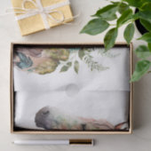Papier Mousseline Cheval floral exceptionnel (Cadeau)