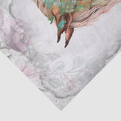 Papier Mousseline Cheval floral exceptionnel (Détail)