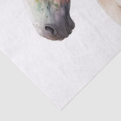 Papier Mousseline Cheval floral exceptionnel (Détail)