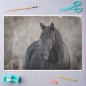 Papier Mousseline Cheval foncé (Artisanat)