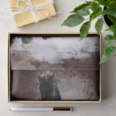 Papier Mousseline Cheval friésien noir (Cadeau)