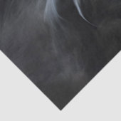 Papier Mousseline Cheval Frison noir découpage (Détail)