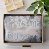 Papier Mousseline Cheval hiver Aquarelle de Noël (Cadeau)