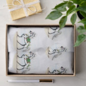 Papier Mousseline Cheval islandais Jol Holiday (Cadeau)