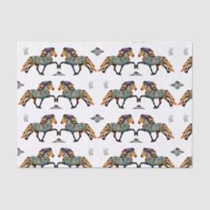 Papier Mousseline Cheval islandais Pop Art