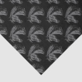 Papier Mousseline Cheval : Noir (Détail)