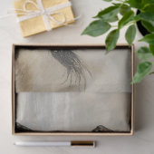 Papier Mousseline Cheval Noir courant sur la page de découpage de pl (Cadeau)