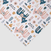 Papier Mousseline Cheval nordique du Folkart (Détail)