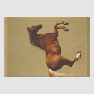 PAPIER MOUSSELINE CHEVAL ROUGE