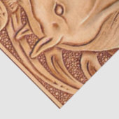 Papier Mousseline cheval rustique de cavalier de cuir de pays (Détail)