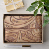 Papier Mousseline cheval rustique de cavalier de cuir de pays (Cadeau)