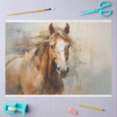 Papier Mousseline Cheval sauvage 4 Papier de découpage (Artisanat)