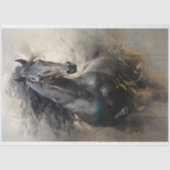 Papier Mousseline Cheval sauvage 9 Papier de découpage (Recto)