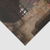 Papier Mousseline Chevalier et Dame (Détail)