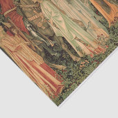 Papier Mousseline Chevaliers médiévaux de la Table Ronde (Détail)