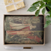 Papier Mousseline Chevaliers médiévaux de la Table Ronde (Cadeau)