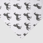 Papier Mousseline Chevaux (Détail)