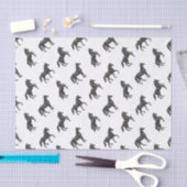 Papier Mousseline Chevaux (Artisanat)