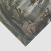 Papier Mousseline Chevaux à la Porche (par Albrecht Adam) (Détail)